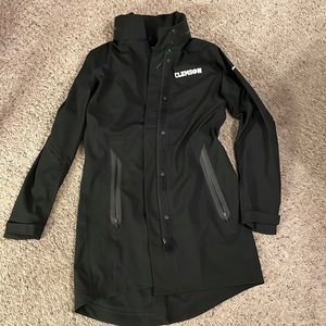 Nike women's Clemson hypershield black jacket sz M